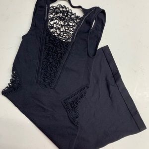 Bebe Sexy Cut Out Mini Dress Black